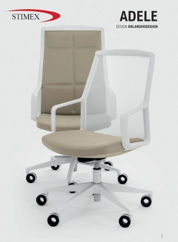 Дизайнерски посетителски стол с хромирана структура