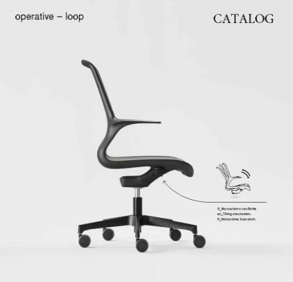 LOOP дизайнерски оперативен работен стол